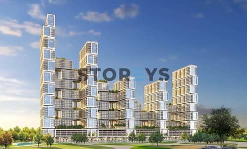 1 Bedroom Flat for Sale in Sobha Hartland, Dubai - Sobha One - Morning Shot. jpg. jpg