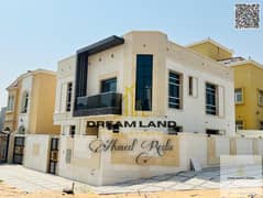 For sale - Luxury villa in Al Yasmeen - Ajman | Corner opposite the mosque | Two floors | 5 master bedrooms | Majlis and hall with sinks | Modern kitc