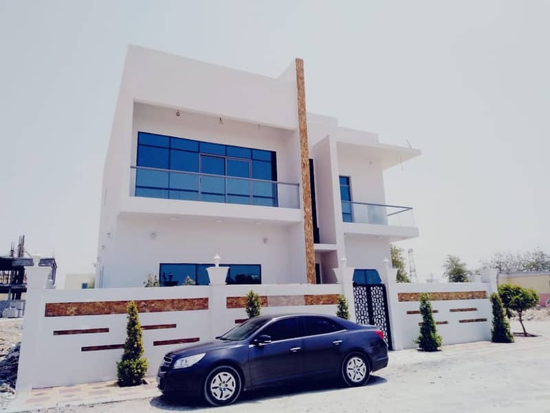 Fully luxurious spacious 5 Bedroom hall Central Air Condition villa available for sale in ajman***