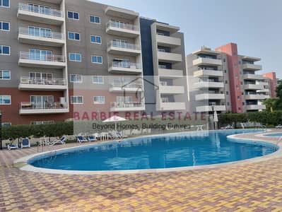 1 Bedroom Apartment for Rent in Al Reef, Abu Dhabi - pool. jpg