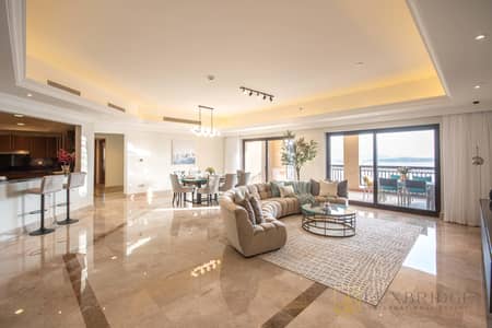 3 Bedroom Apartment for Rent in Palm Jumeirah, Dubai - Sea View | Furnished | Managed