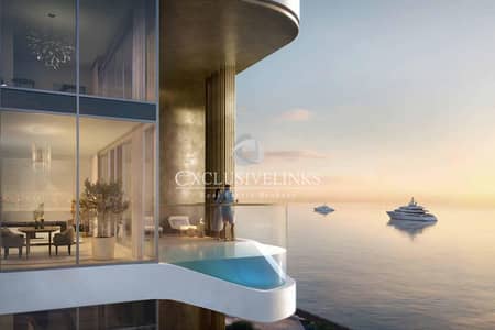 3 Bedroom Apartment for Sale in Dubai Maritime City, Dubai - Panaromic Sea View | 3BR Duplex | Private Pool