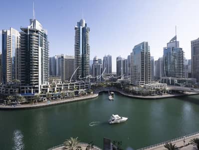 3 Bedroom Flat for Rent in Dubai Marina, Dubai - Full Marina View | High Floor | Unfurnished