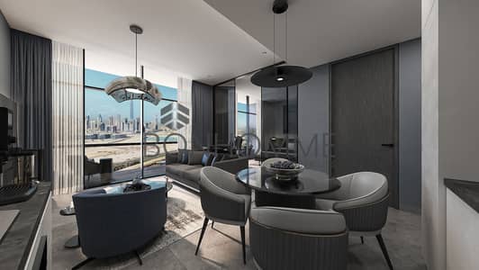 1 Bedroom Flat for Sale in Meydan Horizon, Dubai - Living & Dining View 2. jpg