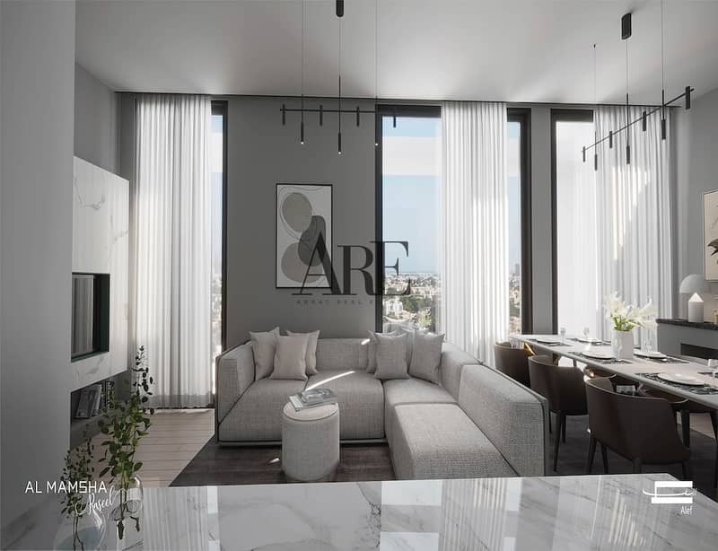 7 Living Room Render - Al Mamsha Raseel. jpg