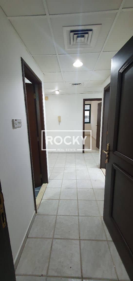 2 B/R with Central Split A/C and Parking | Deira - Image 9