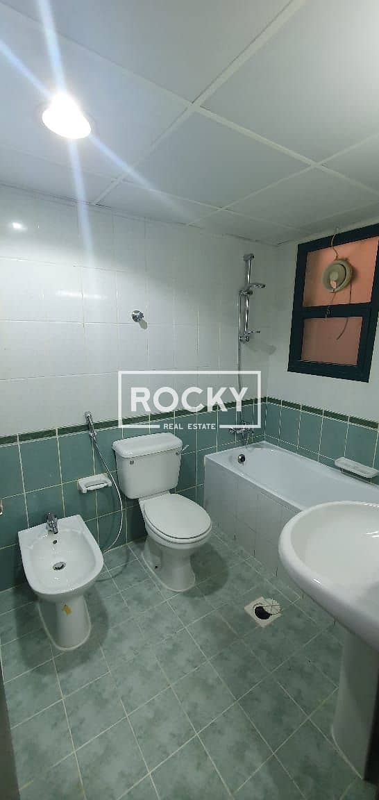 2 B/R with Central Split A/C and Parking | Deira - Image 13