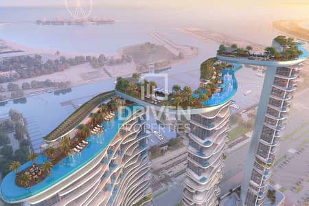 فلیٹ 1 غرفة نوم للبيع في دبي هاربور‬، دبي - شقة في داماك باي برج C،داماك باي بتوقيع كافالي،دبي هاربور‬ 1 غرفة 3200000 درهم - 12657145