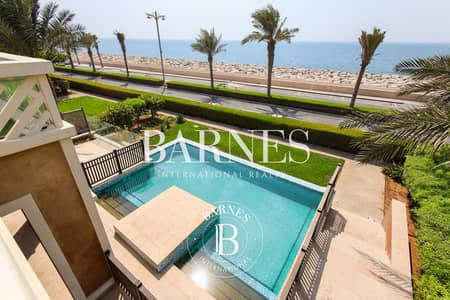 4 Bedroom Villa for Rent in Palm Jumeirah, Dubai - Private Beach Access | Marina and Skyline Views