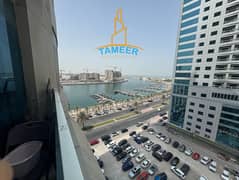 شقه غرفه وصاله للبيع الخان الشاطي 1. بسعر مميز جدا بدون موقف 450 ألف درهم