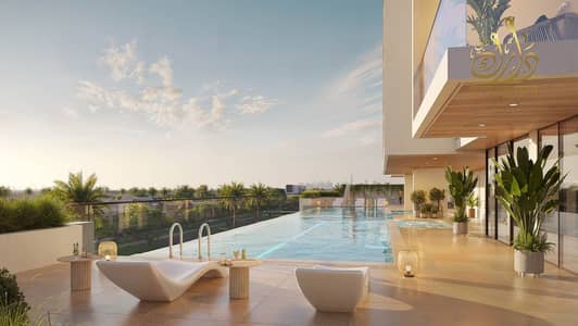 1 Спальня Апартаменты Продажа в Комплекс Дубай Резиденс, Дубай - Pool_view_28_11zon. jpg