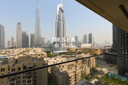 2 Bedroom Flat for Rent in Downtown Dubai, Dubai - BALCONY (2). JPG
