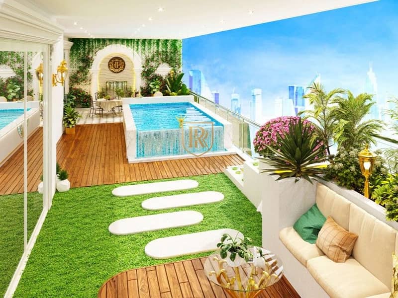 STUDIO I WITH PRIVATE POOL I FLORA PARK VIEW - Image 16