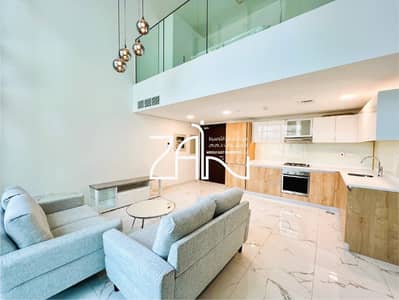 1 Bedroom Flat for Sale in Al Raha Beach, Abu Dhabi - Luxury Furnished Duplex and Pool View-Beach Access