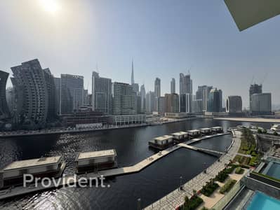 2 Bedroom Flat for Sale in Business Bay, Dubai - Full Canal And Burj View | Furnished | Vacant