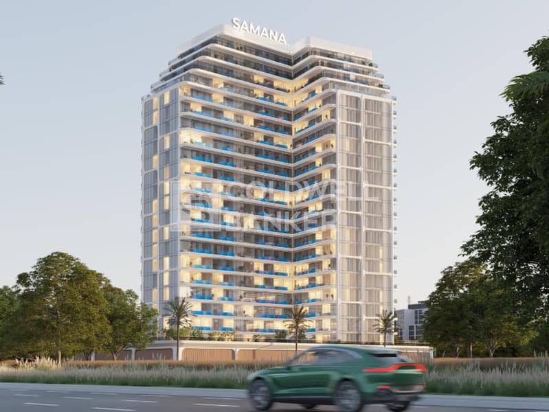 位于迪拜生产城(IMPZ)，Samana Lake Views 2 1 卧室的公寓 1550000 AED - 12675081