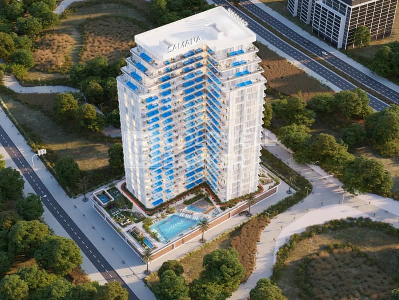 位于迪拜生产城(IMPZ)，Samana Lake Views 2 1 卧室的公寓 1399999 AED - 12676207