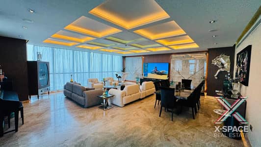 4 Bedroom Penthouse for Rent in Dubai Marina, Dubai - SPACIOUS DUPLEX PENTHOUSE PALM JUMERIAH SEA VIEW