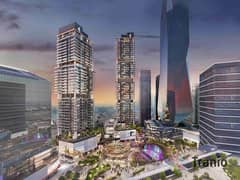 شقة في البرج الجنوبي،ميرسر هاوس،أبتاون دبي،أبراج بحيرات الجميرا 2 غرف 3599000 درهم - 12633967
