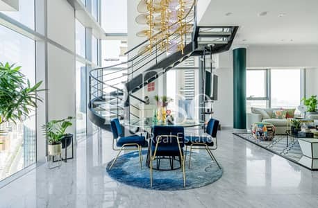 2 Bedroom Flat for Rent in DIFC, Dubai - Fully Upgraded | Corner Unit | SZR and Sea View
