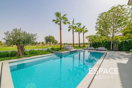 5 Bedroom Villa for Sale in Jumeirah Golf Estates, Dubai - Deep Golf Course View | Renovated | VOT
