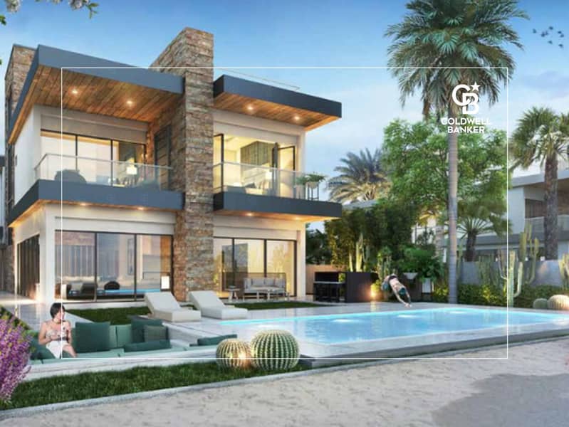 تاون هاوس في سانتوريني،داماك لاجونز 4 غرف 3200000 درهم - 12685368