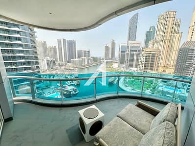 2 Bedroom Apartment for Sale in Dubai Marina, Dubai - Fully Furnished | Marina Sea View| Close to Metro