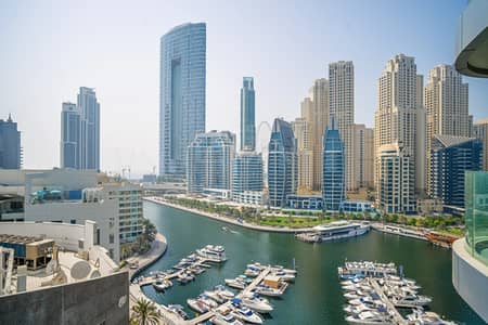 Studio for Sale in Dubai Marina, Dubai - Full Marina Views | High Floor | Vacant