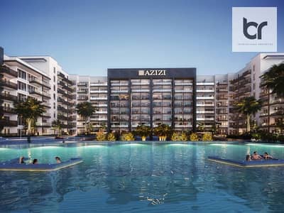 Studio for Sale in Dubai Studio City, Dubai - c3 pool evening. jpg