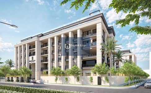 2 Bedroom Apartment for Sale in Jumeirah Village Circle (JVC), Dubai - Berkeley Square Facade View 1. png