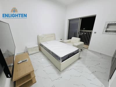 Studio for Rent in Dubai Land Residence Complex, Dubai - Furnished Studio Included DEWA Bills