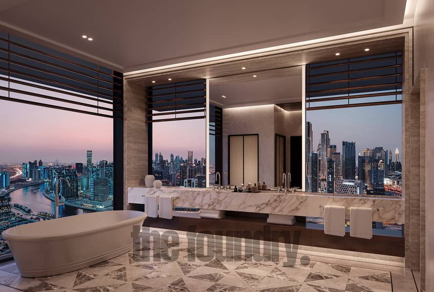23 VELA by OMNIYAT Managed by Dorchester Collection Master Bathroom. jpg
