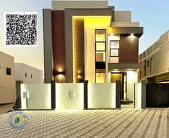 السعر يشمل الماء والكهرباء والمكيف فيلا مودرن 5 غرف ومسبح بمنطقة الزاهيه عجمان