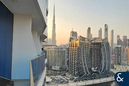 2 Bedroom Apartment for Rent in Business Bay, Dubai - Furnished | Burj View | Upgraded | Two Bed