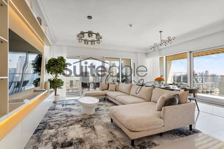 3 Bedroom Flat for Rent in Dubai Harbour, Dubai - Grand Bleu | High-Floor | Sea View