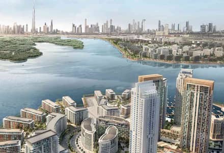 2 Bedroom Apartment for Sale in Dubai Creek Harbour, Dubai - Modern with Full Canal View > Ready December 2027