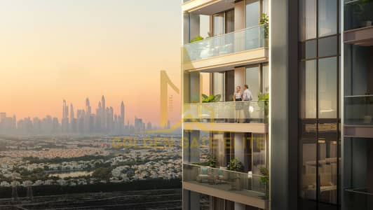 1 Bedroom Flat for Sale in Jumeirah Village Triangle (JVT), Dubai - Balcony View. jpg