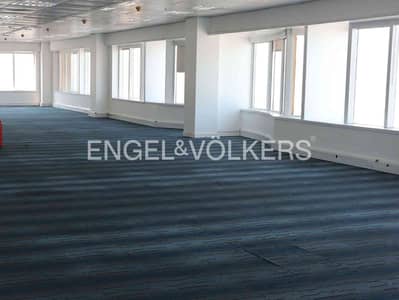 Floor for Rent in Sheikh Zayed Road, Dubai - Full Floor > Sea View > SZR View > Partitioned