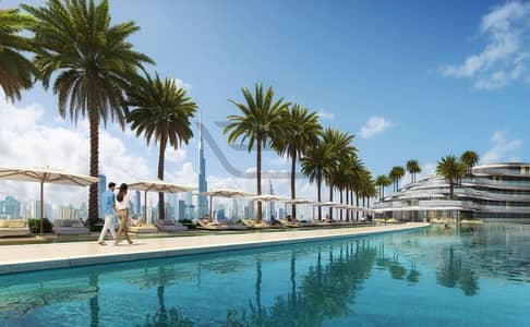 2 Bedroom Apartment for Sale in Business Bay, Dubai - Aquarise Exterior-9. jpg