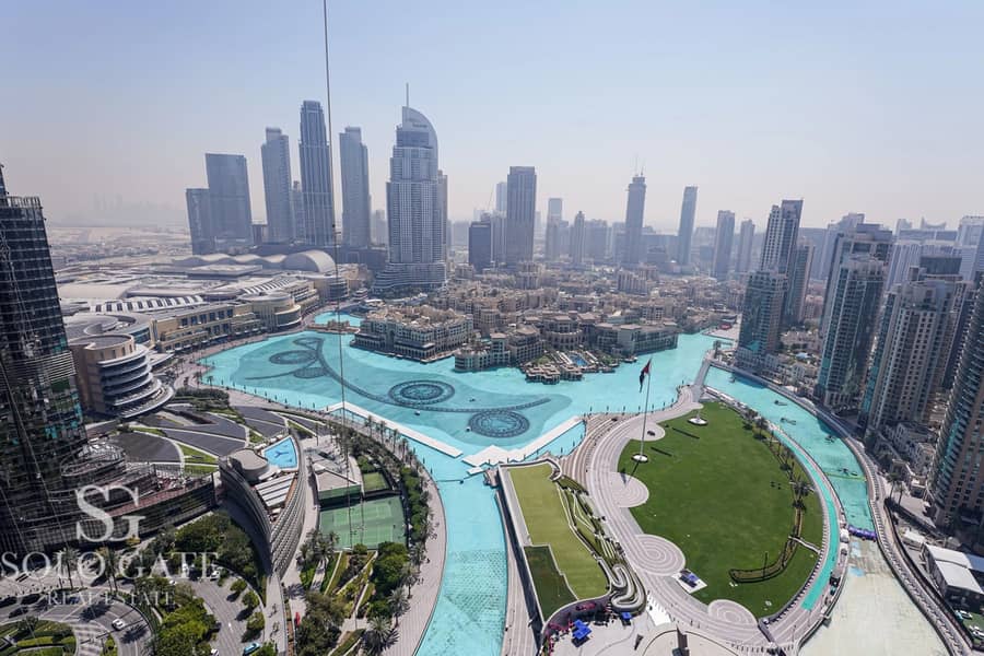View of Full Burj And Fountain View | High End Living | Bayut.com