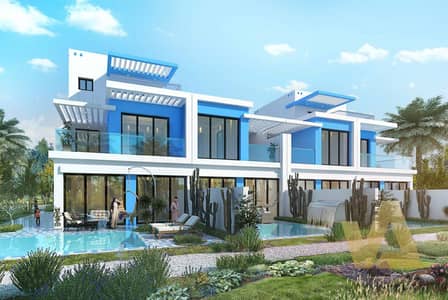 تاون هاوس 4 غرف نوم للبيع في داماك لاجونز، دبي - 4 Bed Back. png