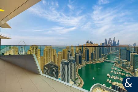 4 Bedroom Penthouse for Sale in Dubai Marina, Dubai - 4 Bed Duplex Penthouse | Marina and Sea Views