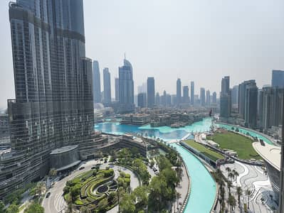 2 Bedroom Apartment for Rent in Downtown Dubai, Dubai - Furnished|09 Series|Fountain and Burj Khalifa View
