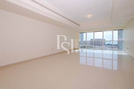 فلیٹ 3 غرف نوم للايجار في الخالدية، أبوظبي - Sheikha-salama-tower-khalidiya-abu-dhabi-living-area (4). JPG
