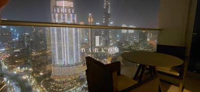 Luxury Furnished 2-Bedroom | Full Burj Khalifa and Fountain View | High Floor | Type 2