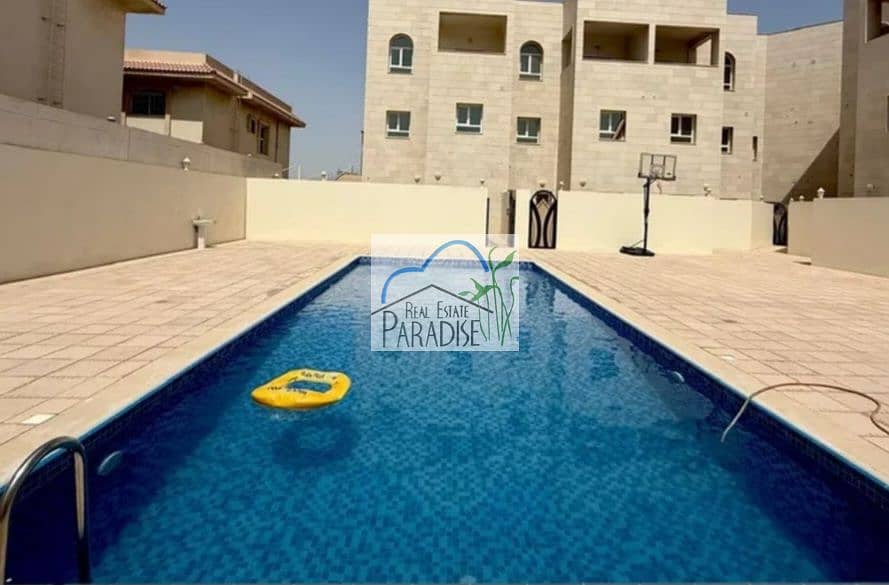 available 6 bedroom 4 master villa/ specious living/dinning area / fitted kitchen store room/laundry room/shared s/pool 3 parking/for rent in mirdif - Image 29