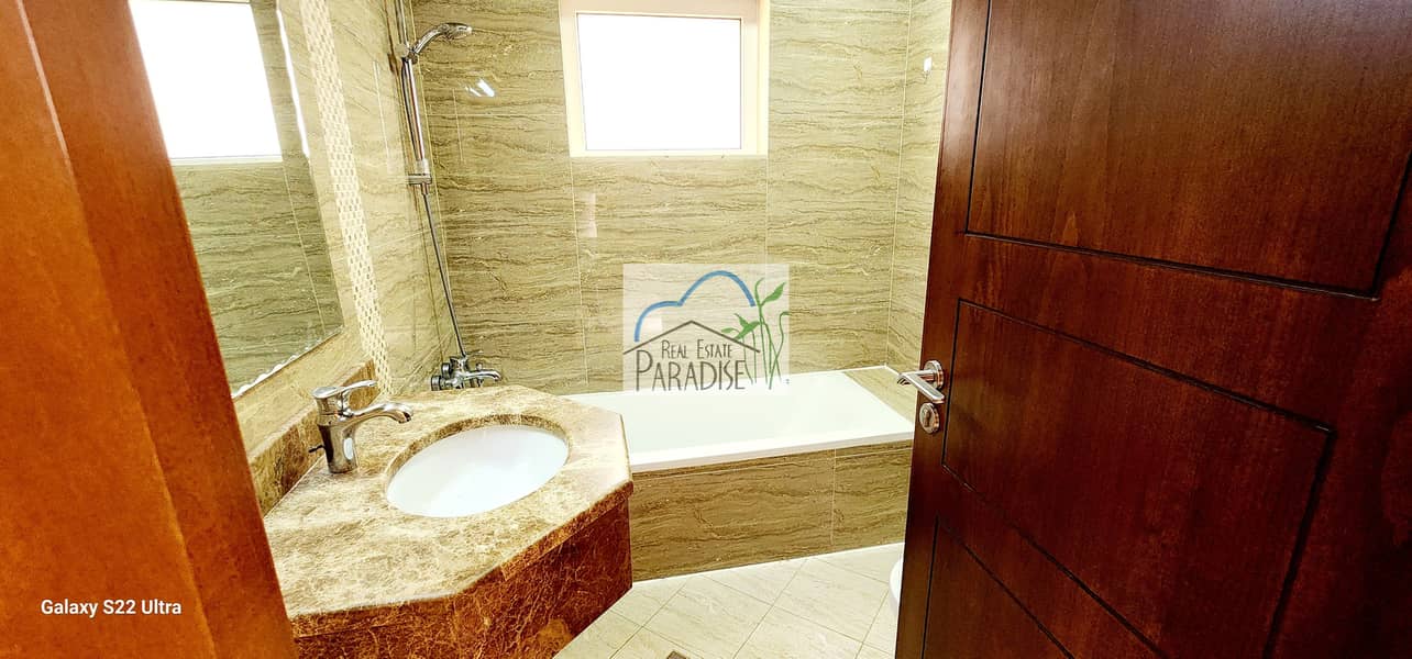 available 6 bedroom 4 master villa/ specious living/dinning area / fitted kitchen store room/laundry room/shared s/pool 3 parking/for rent in mirdif - Image 12