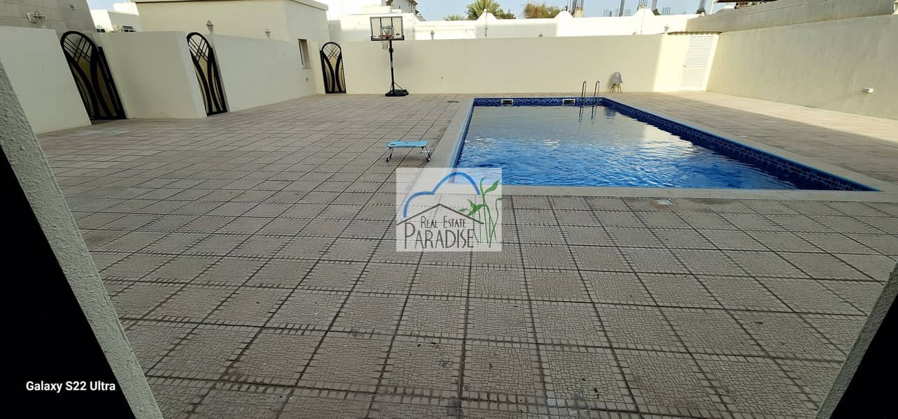 available 6 bedroom 4 master villa/ specious living/dinning area / fitted kitchen store room/laundry room/shared s/pool 3 parking/for rent in mirdif - Image 30