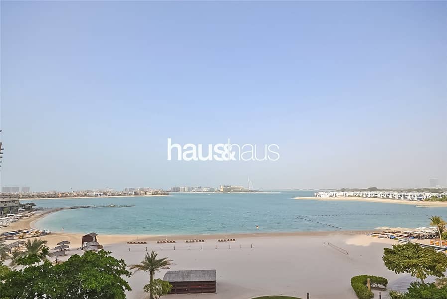 Full Sea and Burj Al Arab View| Beach Access| 3 BR