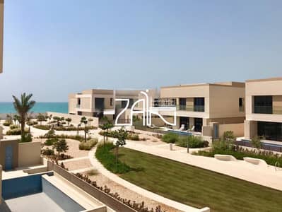 5 Bedroom Villa for Rent in Saadiyat Island, Abu Dhabi - Single Row Vacant 4BR Private Pool Near the Beach